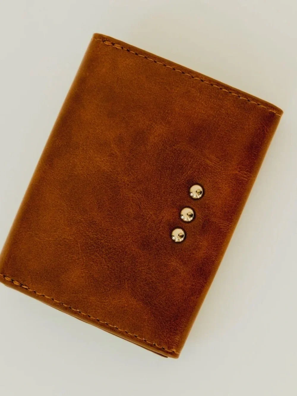 Pretty Simple Eden Envelope Card Holder Wallet Dual Snap Closure Vegan Leather